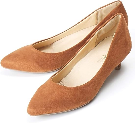 Amazon ニッセン パンプス 抗菌 ポインテッドトゥ アーモンドトゥ 定番ポインテッドトゥ4 0cmヒールパンプス 低反発中敷き パンプス