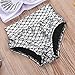 Baby Girls Bikini Set 4Pcs Swimwear Swimsuit Bathing Crop Top Shorts Pants White