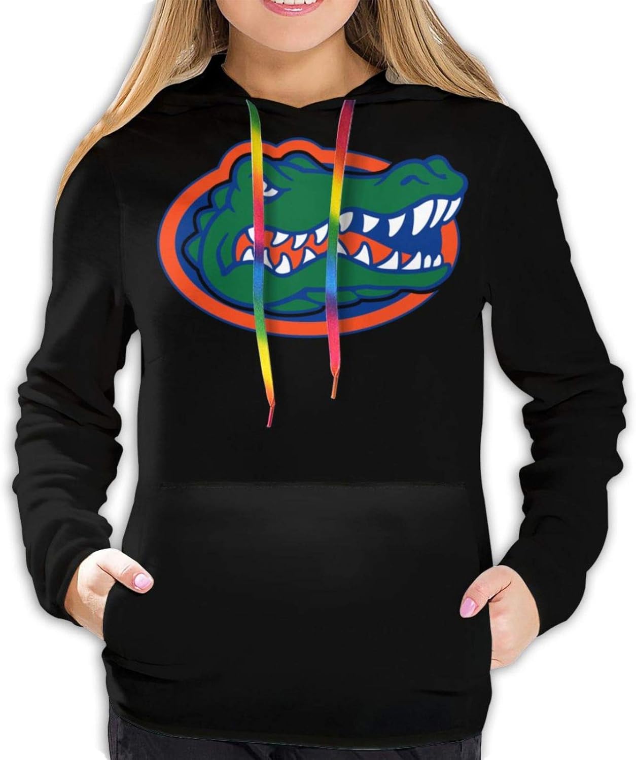 Florida Gator Gators Fishing Sweater Woman's Girls Sweater Hooded
