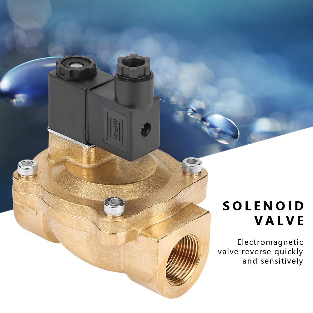 Magnetventil DC12V G3/4 Messing - Normal Geschlossen Für Wasseranwendungen