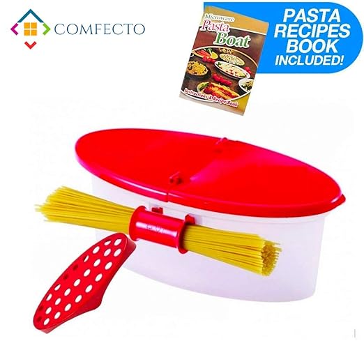 Hot Pasta Boat - Cocedor de pasta para microondas, resistente al ...