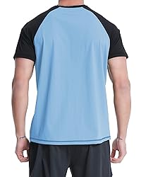 VAYAGER Men's Swim Shirts Rash Guard UPF 50+ Quick