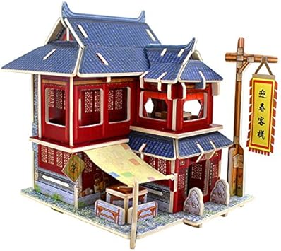 rompecabezas de casas para niños