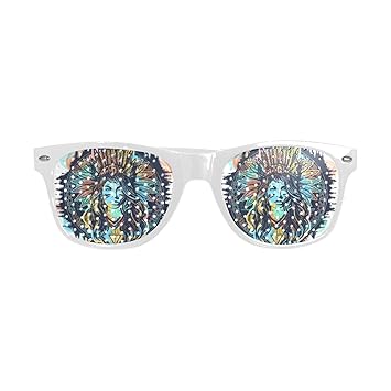Amazon Com Party Sunglasses Novelty Perforated Lenses Eyeglasses