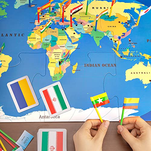 World Geography Board Games World Map Puzzle for Kids with Country