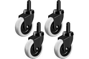 Besitu 3" Mop Bucket Wheels Replacement, Non-Marking TPR Castors Set of 4 for Rubbermaid Models 7570-L2, 7571,7580,7581,7582 7583