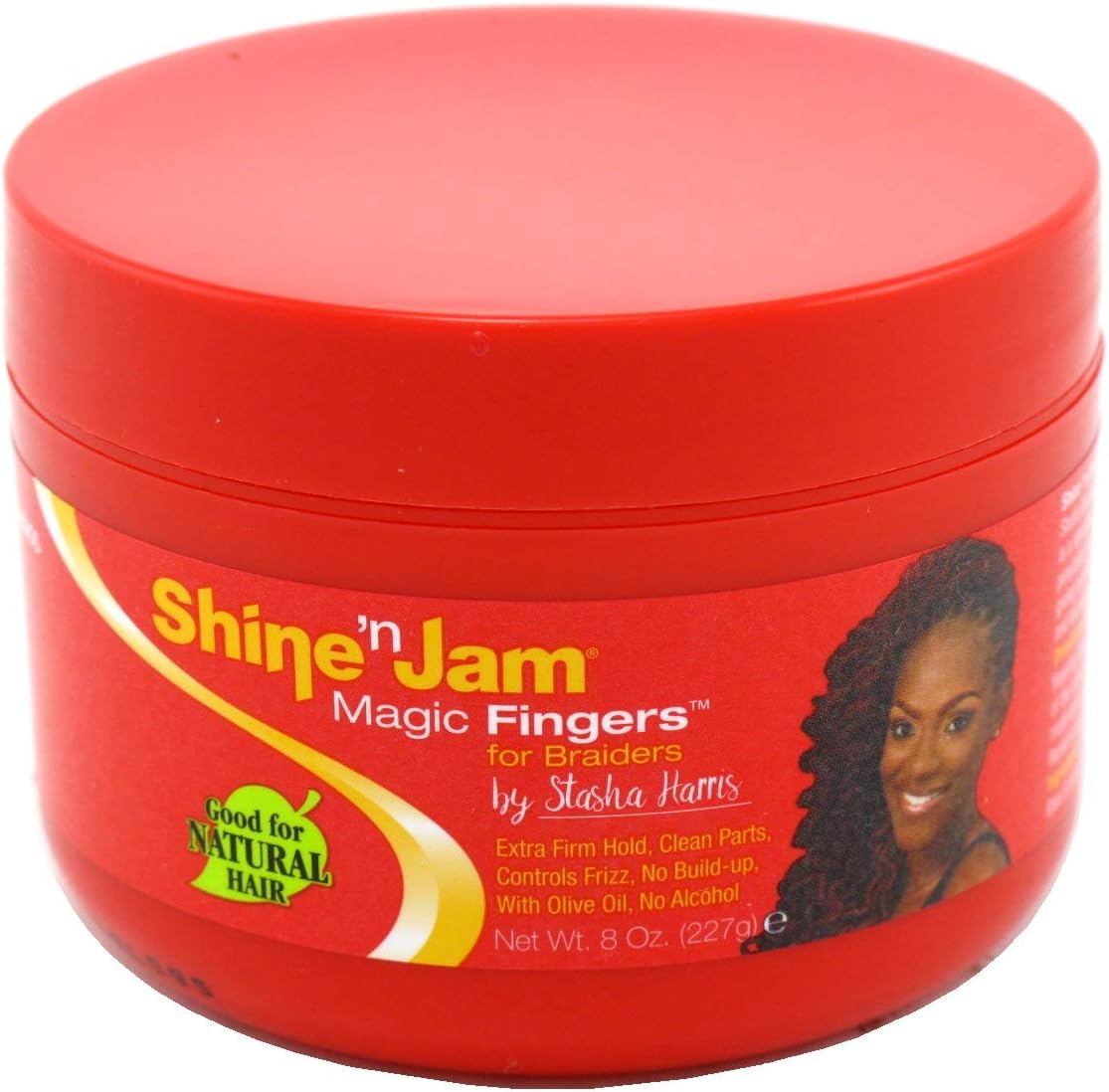 Shine N Jam Magic Fingers For Braiders Extra Firm Hold 8 Ounce (Pack of 2), 277 g (Pack of 2)
