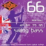 Rotosound RDB66LC Swing Bass 66 Stainless Steel Double Ball End Bass Guitar Strings
