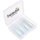 BEADIA Curved Opal Stone Beads 36x10mm 4pcs for DIY Bracelet Jewelry Making