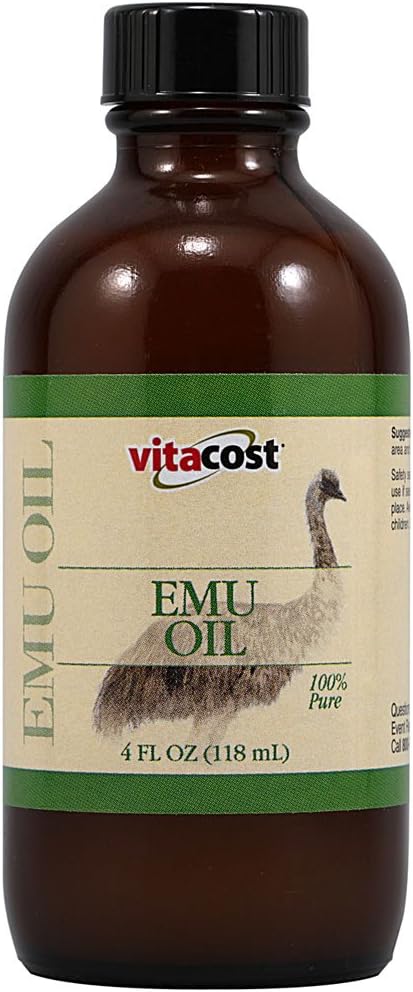 Vitacost 100% Pure Emu Oil, 4 fl oz (118 ml)
