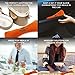 Tapirus - 4 Blue Spork to Go Set - 7-inch Durable & BPA Free Sporks - Spoon, Fork and Knife Combo Utensils Flatware - Mess Kit for Camping, Hunting and Outdoor Activities - Comes in a Carrying Case