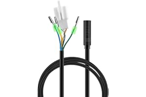 POWALLON 9 Pin Cable for Bafang Hub Motor and Controller Connection, Ebike Extension Cable, Max Current 20A, Recommended for Motor Up to 750W(60 cm)