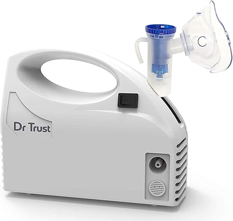 Dr Trust(USA) Piston Compressor Handy Nebulizer With Flow Adjuster