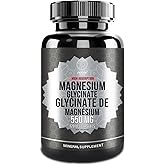 Magnesium Glycinate 550mg | Supports Bone Health, Muscle & Heart Function | High Absorption | 120 Veg Capsules | Dietary Mine