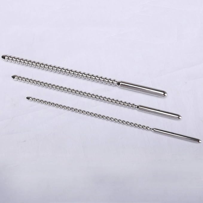 Amazon.com: 6mm / 8mm / 10mm Perlas Enchufe de pene Sonidos uretrales Dilatador Uretra de Acero inoxidable Con cuentas moldeadas Inserción Juguetes sexuales ...