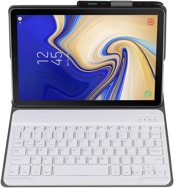 TiKeDa Prime Deals Samsung Galaxy Tab S4 10.5 Keyboard Case, Leather Auto Sleep/Wake with Detachable Bluetooth Wireless Keyboard for Galaxy Tab S4 10.5 inch T830 T835 T837 (Tab S4 10.5 (2018), Gold)