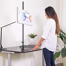 Single Monitor Mount, Extra Long Monitor Stand, 47