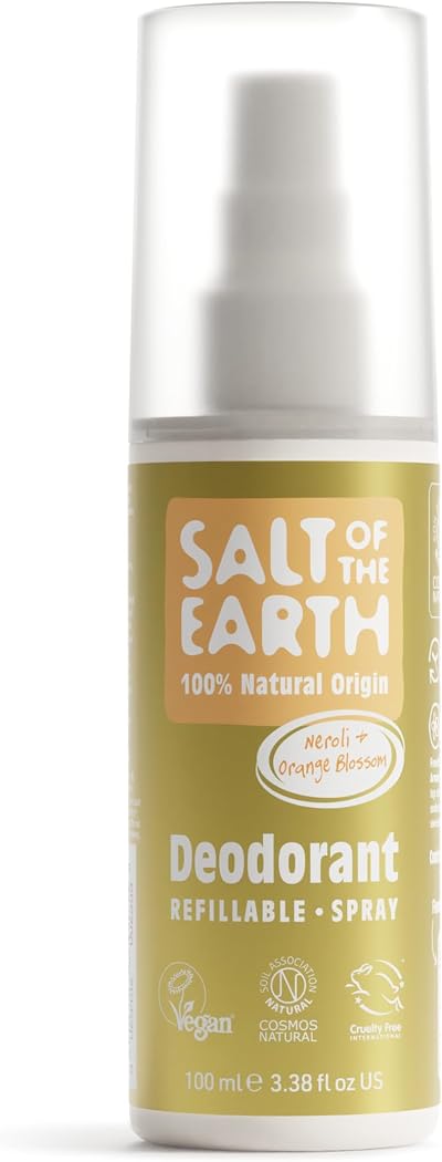 Salt Of The Earth Refillable Deodorant Spray Neroli 100 ml