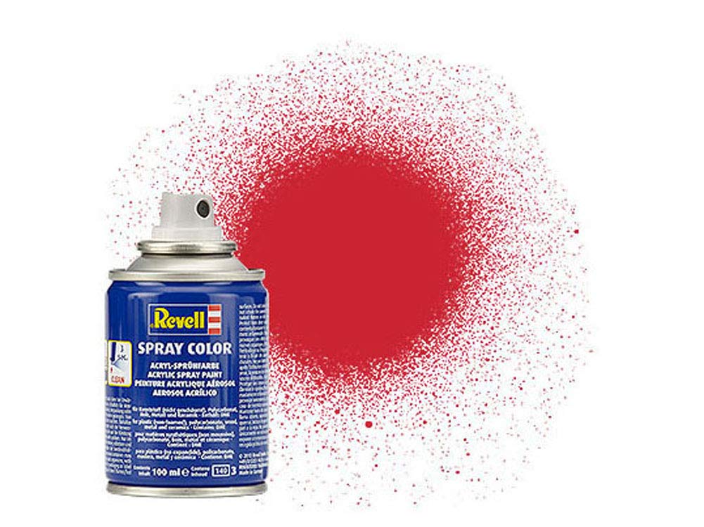 Revell34330 Fiery Red Silk Spray Colour Paint
