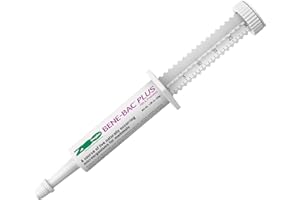 PETAG Pet-Ag Zoologic Bene-Bac Plus Mammal Gel - 30 gm Syringe - FOS & Probiotics for Dogs, Cats, Exotic and Wildlife Mammals