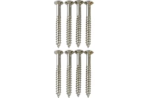 8Pcs Guitar Neck Plate Screws Metal Neckplate Electric Guard for Electric Bass Plate Mounting