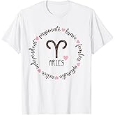 Aries Description Apparel Men Women Funny Zodiac Sign Gift T-Shirt