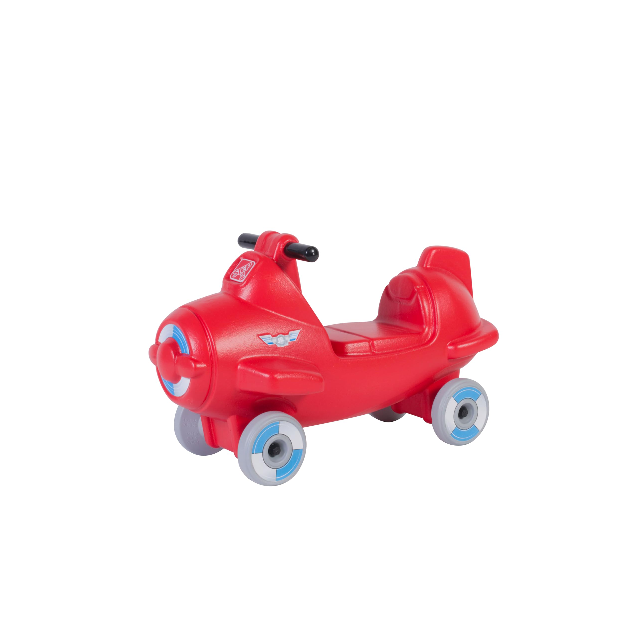 Photo 1 of Step2 Sky Rider Kids Push Car, Foot Powered Ride On Toy, Practice Balance with 4 Wheels, Track Not Included, Made of Durable Plastic, Max Weight 50 lbs., for Toddlers 2-5 Years Old, Red