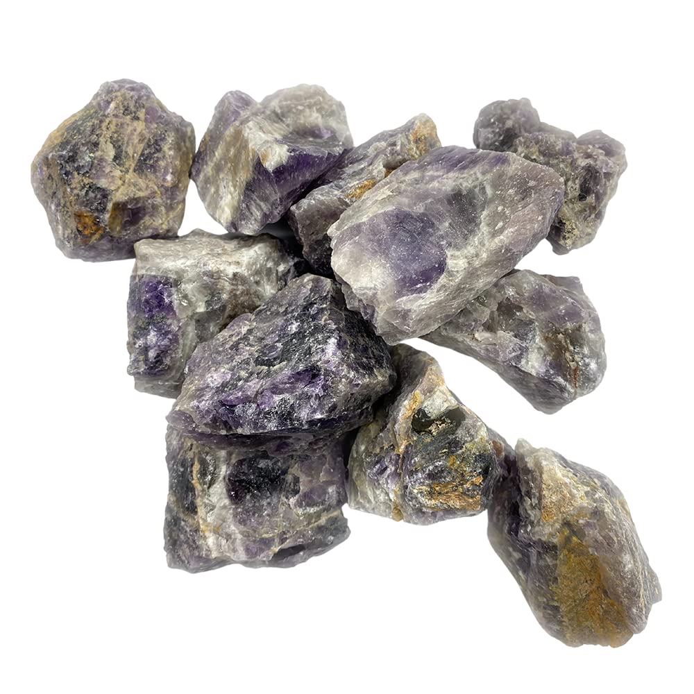 VIE Naturals Raw Rough Cut Crystals Pack, 1kg, Amethyst