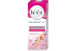 Veet Hair Removal Cream | Normal Skin | 30 Grams (1.05 Ounce)