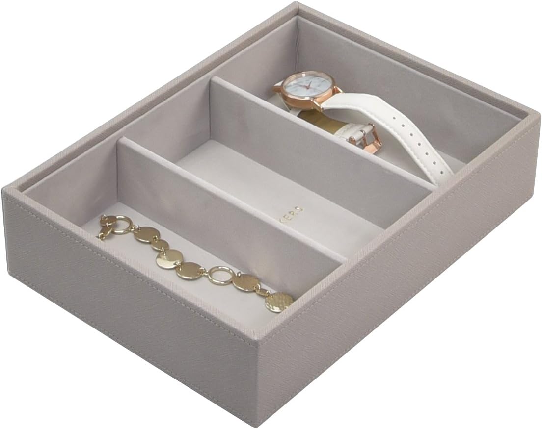 Stackers Taupe Classic Medium Jewellery Box Watch/Accessories Layer