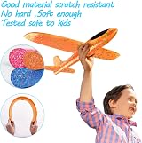Highttoy Throwing Foam Airplane Glider Toy Blue for 3-12 Years view 3