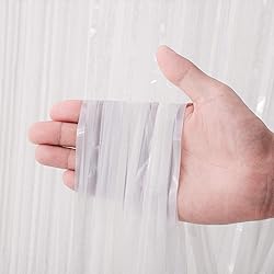 Voircoloria 3 Pack 3.3x8.2 Feet White Foil Fringe