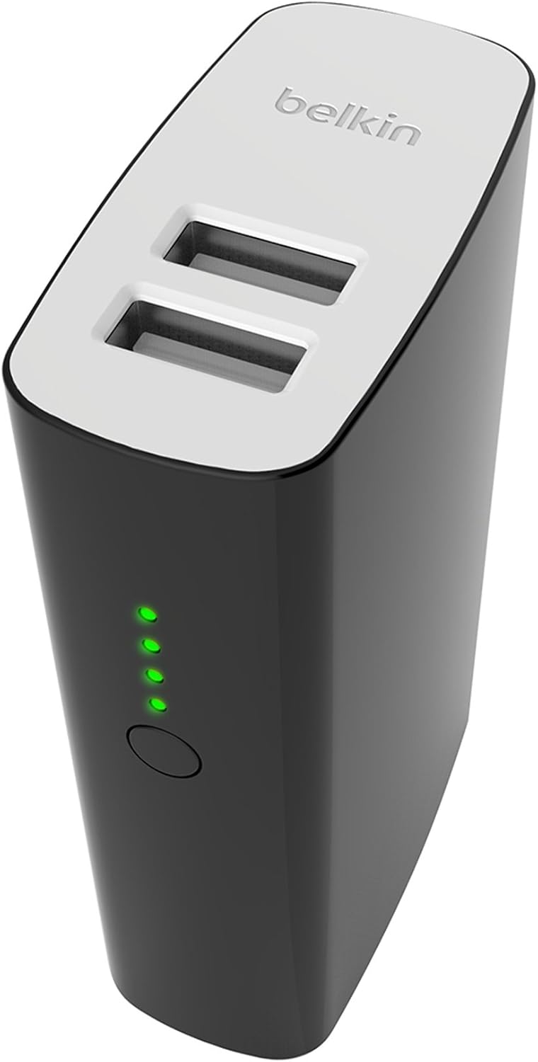 Belkin 4,000 mAh Power Bank, Dual USB Portable Charger Amazon.co.uk