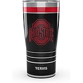Tervis Traveler Ohio State Buckeyes - Night Game Triple Insulated Tumbler Travel Cup Keeps Drinks Cold & Hot, 20oz, Stainless Steel
