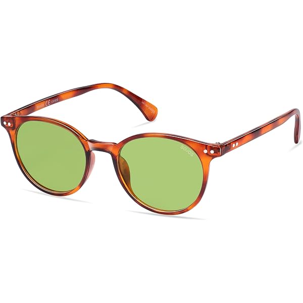 Amazon.com: SOJOS TR90 Polarized Small Round Sunglasses for  display picture 3