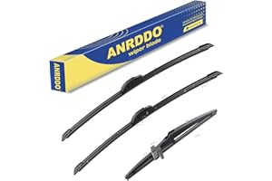 ANRDDO 3 wipers Replacement for 2010-2021 2022 2023 Toyota 4Runner, Windshield Wiper Blades Original Equipment Replacement - 24"+20"+12" (Set of 3) U&J HOOK