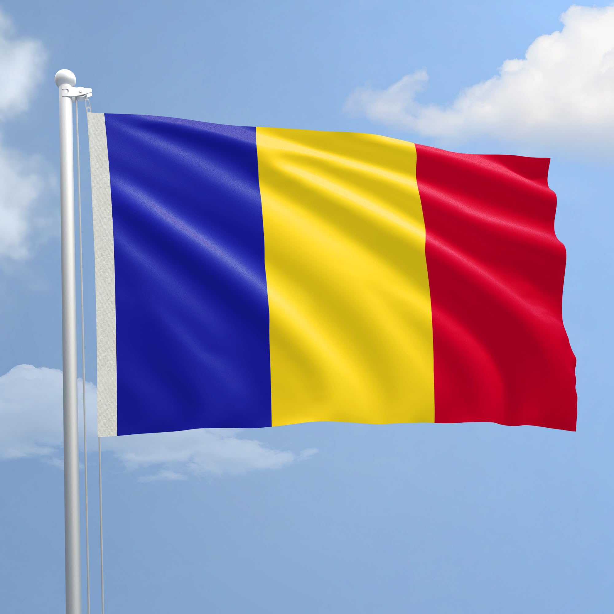 AL PRODUCTION Romania Flag Nautical Fabric Size 100 x 150 to