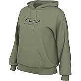 Nike Sportswear Women's Oversized Pullover Hoodie (Medium Olive) (US, Alpha, Small, Regular, Regular, Oil Green)