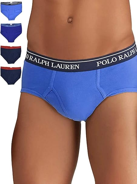 Amazon Polo Ralph Lauren ポロ ラルフローレン メンズ ボクサー ブリーフ パンツ クラシックフィット ミッドライズ 紺アソート Rcf2p4a2d 並行輸入品 ブリーフ 通販