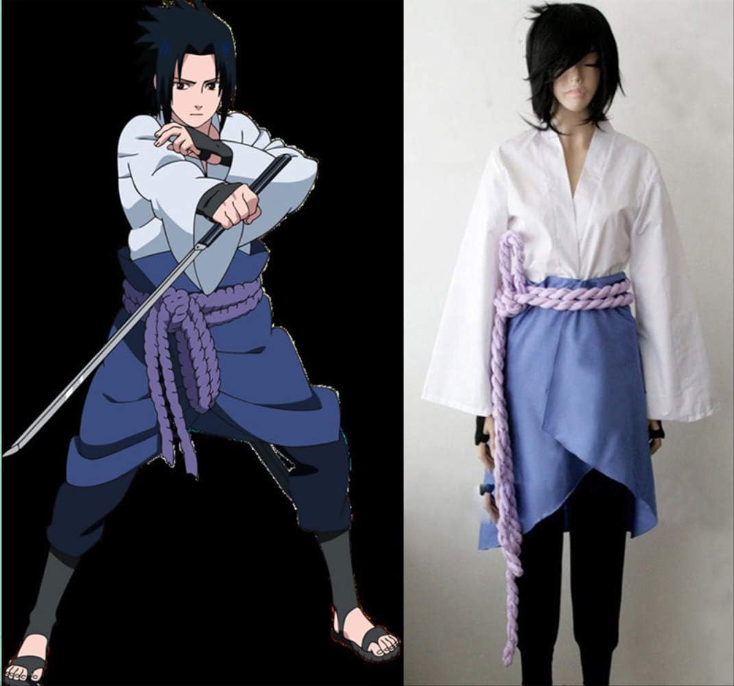 WSJDE Naruto Shippuuden Uchiha Sasuke Cosplay Disfraz Sasuke 3rd