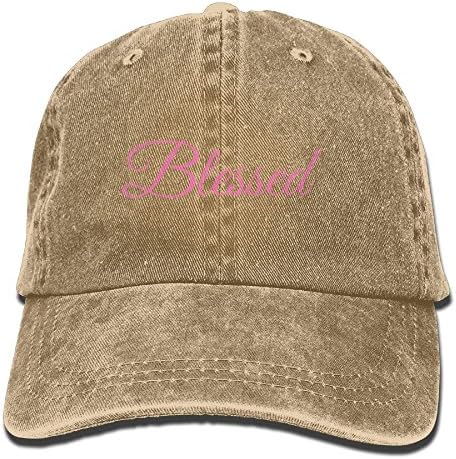 SJIEXZ Blessed Mens Distressed Denim Dad Cap Outdoors Jean Hat