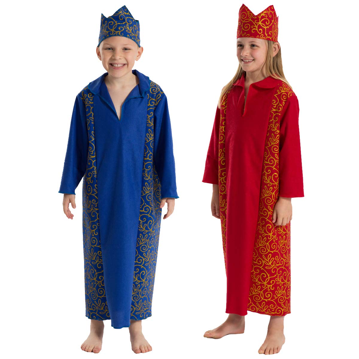 Charlie Crow King of the Orient Costume for Kids | One Size 5-7 years | 2 Colours (Red)