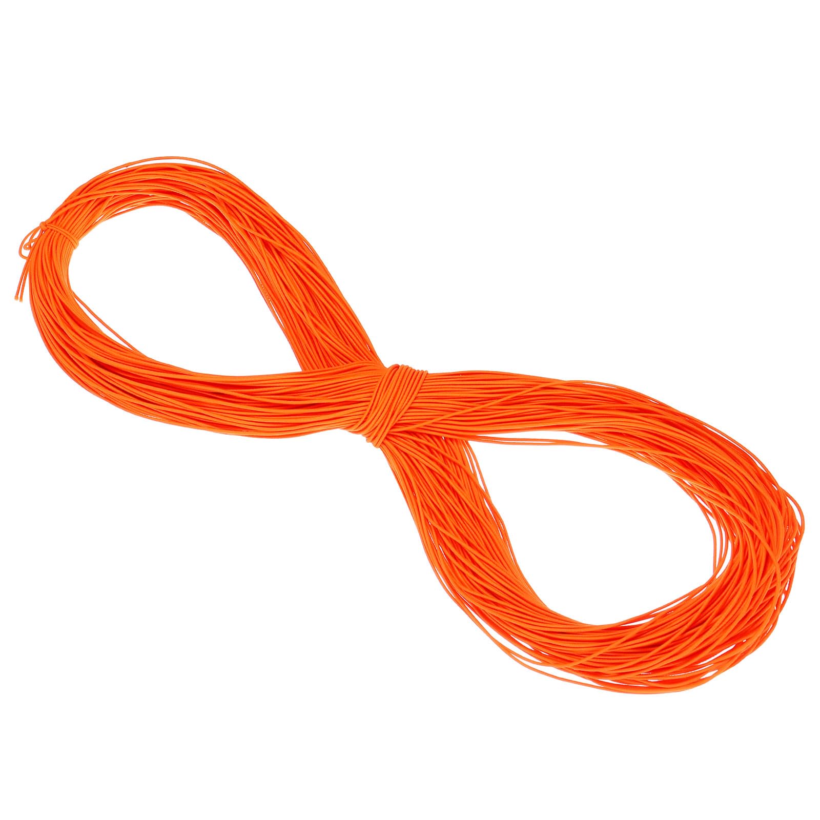 PATIKIL 109 Yards(100m) Bungee Cord Elastic Cord Heavy Stretch String Rope 1.5mm Orange for Crafting DIY Sewing Hook Straps Camping Tie Down Strap