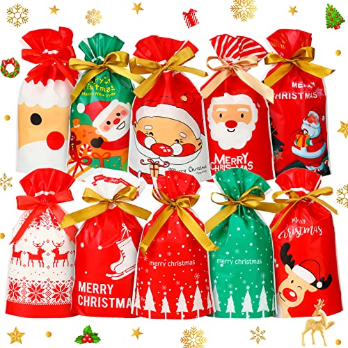 amazon drawstring christmas bolsas