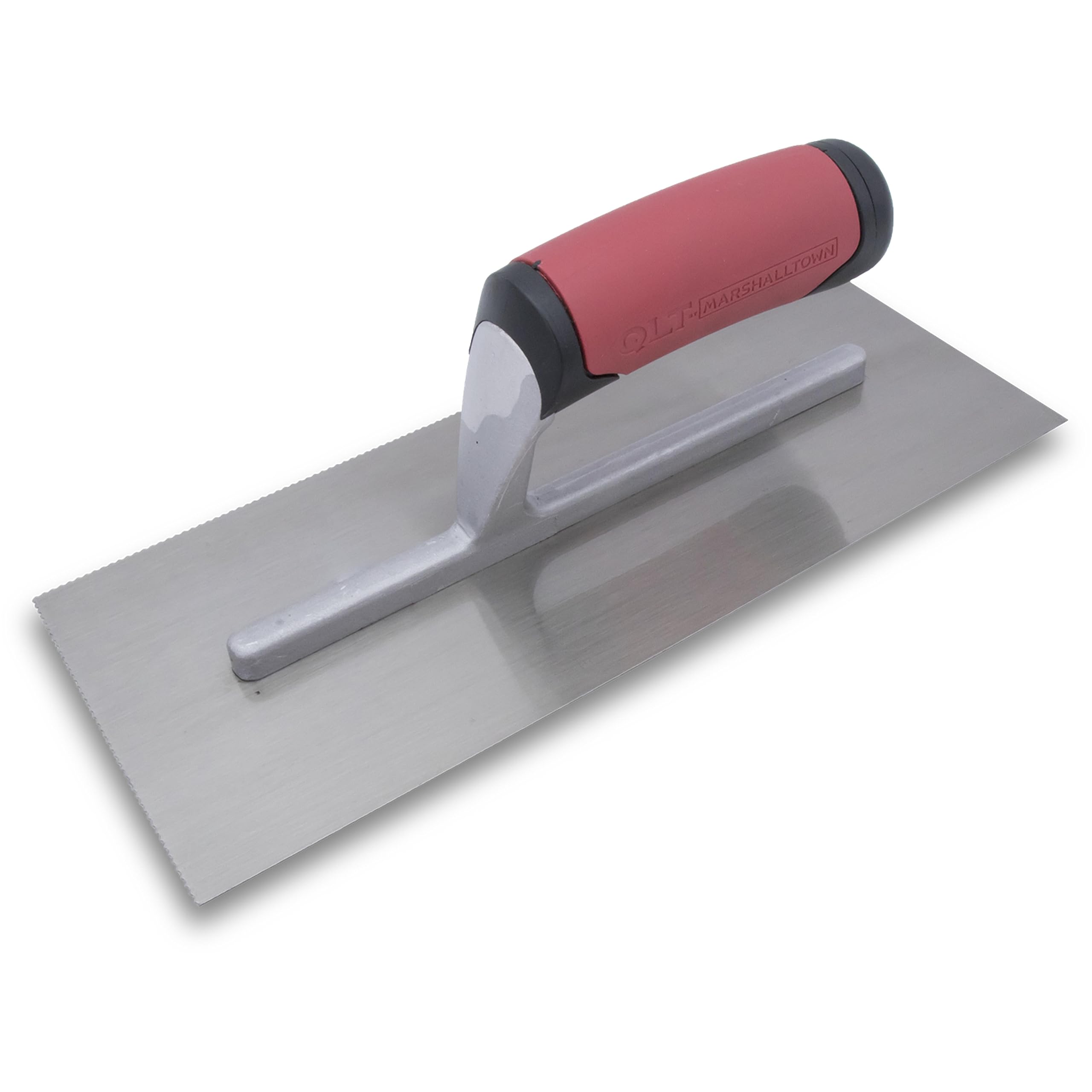 MARSHALLTOWN QLT 1/16x 1/32x 1/32 U-Shaped Notched Trowel, 11x4.5 Inch Spot Welded Tiling Trowel, NT684
