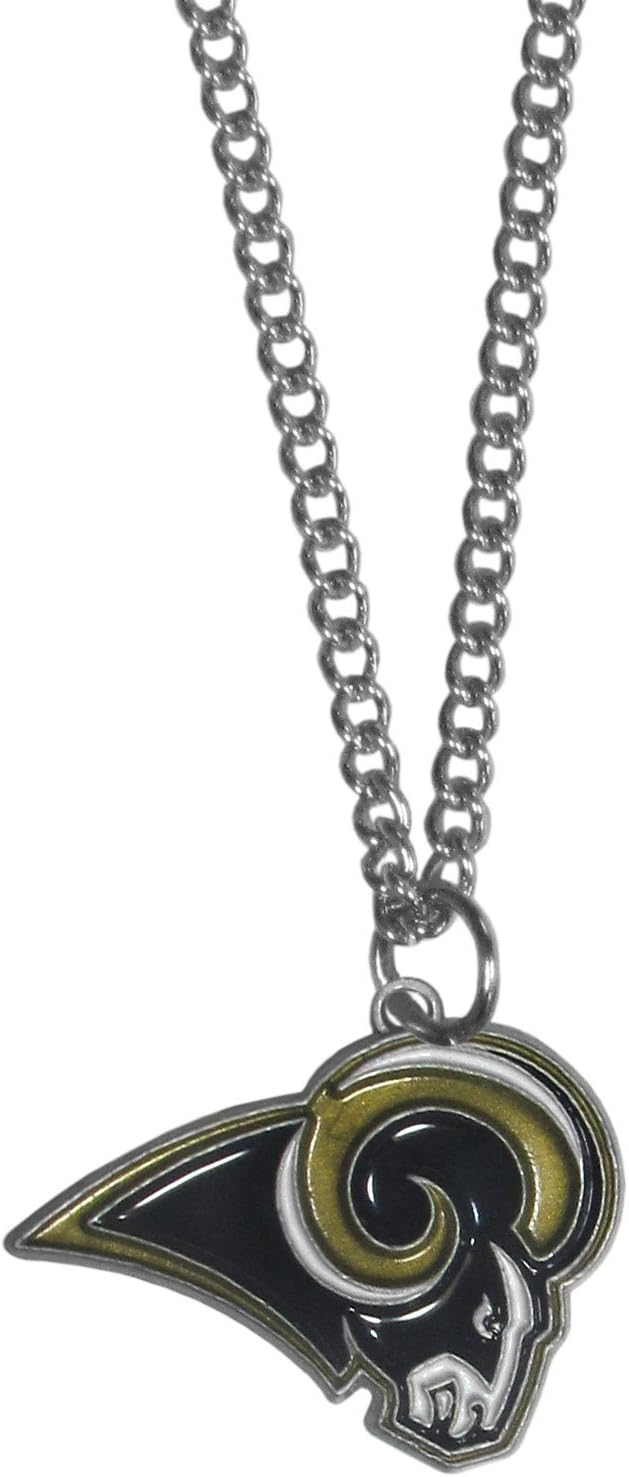 NFL Siskiyou Sports Fan Shop Los Angeles Rams Chain Necklace 22 inch Team Color : Sports Fan Necklaces : Sports & Outdoors