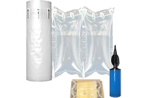 LIVEBAY Air Pillows for Shipping 500 Count Void Fill Cushioning Packing Package with Pump, Inflatable Shipping Supplies Box Filler Packing Materials,Purse Stuffers for Shape 3.54" x 7.87"