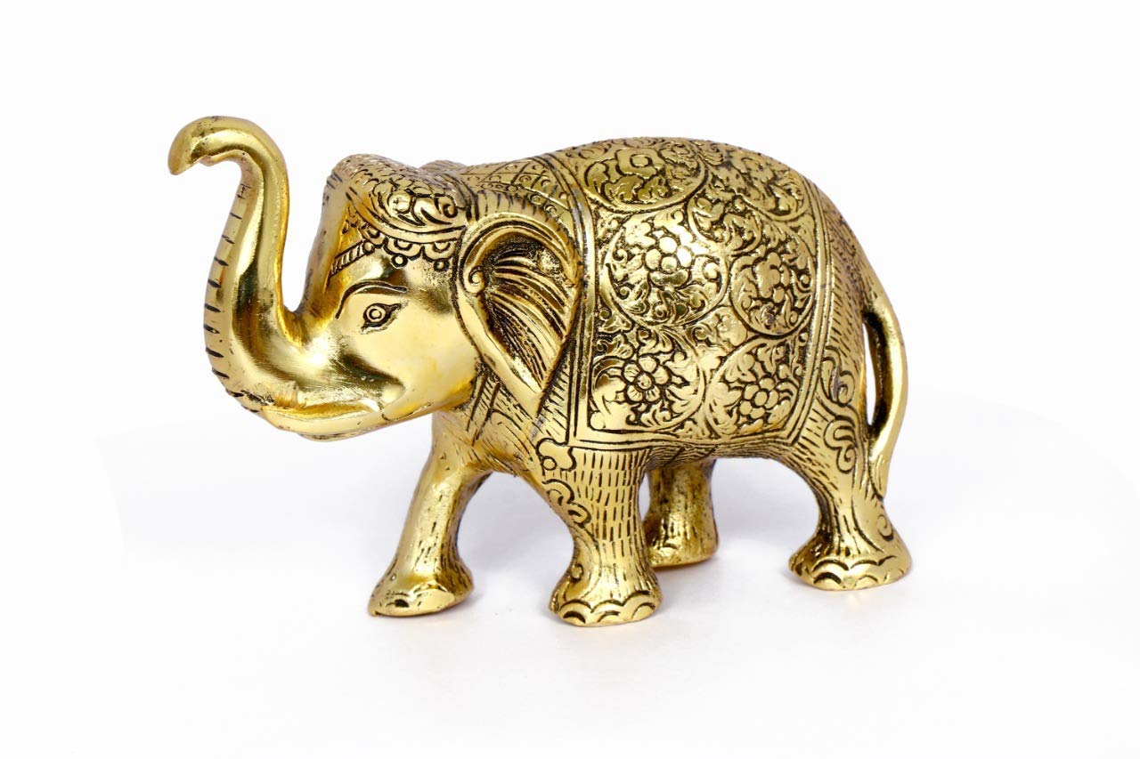 Buy Prince Home Decor & Gifts Metal Large Elegant Elephant Statue ...