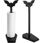 CEFLITECO Bat Paper Towel Holder - Halloween Decor for Kitchen and Bathroom - Gothic Home Decor for Oddities and Curiosities - Goth Accessories for Countertop Stand - Witchy Gifts for Women