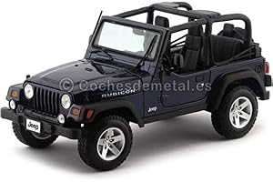 MAISTO 1:18 Jeep Wrangler Rubicon (Colors May Vary)